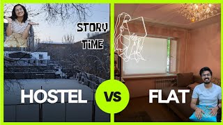 REALITY OF HOSTELS & FLATS | Story Time | Our Experience 🥲 | Medical Students #living #international