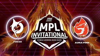 GAME3 TODAK VS AURA FIRE - ONE Esports MPL Invitational 2022  Day 3  Playoffs