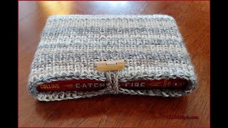 How to Crochet Tutorial: Book Sleeve by YARNutopia