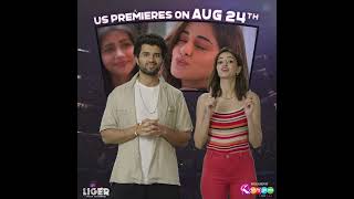 LIGER US Premieres on Aug 24th | Vijay Deverakonda | Ananya Panday | Puri Jagannadh |