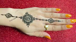 Simple Easy Mehndi Designs || Backhand Mehndi Design ||