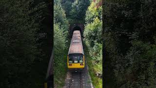 British Rail Class 142 No. 142058 emerges from Heath Hill tunnel  #shropshire #train #diesel