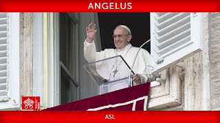 October 13 2024 Angelus prayer Pope Francis + ASL