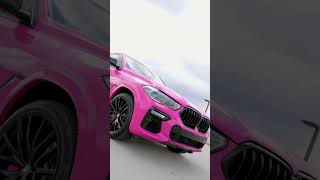 Pink Car Wrap #tinybot #carwraps #roseredcarwrap