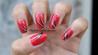 Video tutorial #96 Nail art corallo elegante e FACILISSIMA- By Flaylook