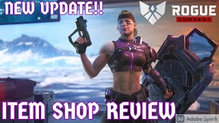 NEW Rogue Company Item Shop, and Arctic Shield update review