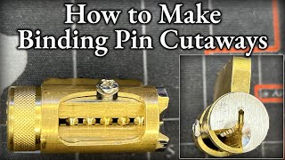 298) How to Make Binding Pin Training Cutaways