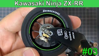 Build Kawasaki Ninja ZX-RR - Tamiya 1/12 scale - part3