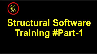 Structural Software How to Load Training Start #Part 1