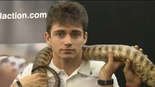 Leclerc  is not a fan of SNAKES