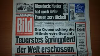 Bild Zeitung vom 25.07.1975