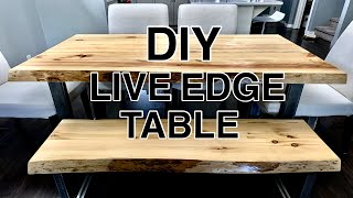 DIY Live Edge Table