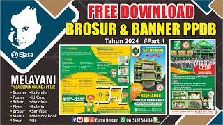 BANNER DAN BROSUR PPDB PART 4 FREE DOWNLOAD