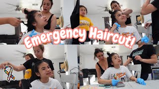 Autistic nonverbal teen emergency haircut! | Autism life with Ashy