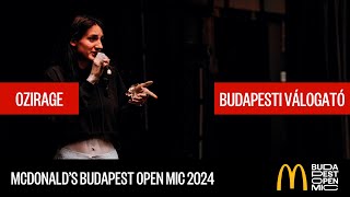 McDonald's Budapest Open Mic válogató – Budapest // OziRage: Rizzibizi