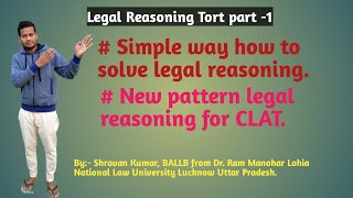 # Law of Tort Part -3 # Legal Reasoning for CLAT/AILET