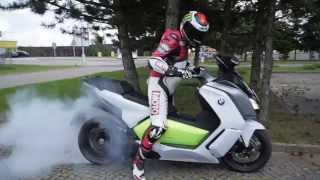 BMW C Evolution burnout