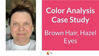 Color Analysis - Brown Hair, Hazel Eyes