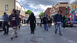 Black Lives Matter / Justice for George Floyd Protest in Rockland, Maine 6/1/2020