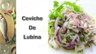 Ceviche de Lubina