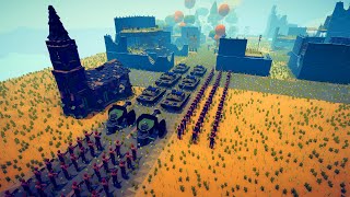 CAN 150x MILITARY SOLDIER CAPTURE ENEMY CITY? - Totally Accurate Battle Simulator TABS