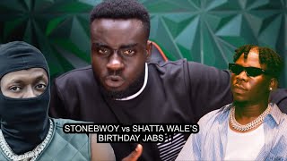 Shatta Wale hits back at Stonebwoy’s coded birthday message to him+ SM fans fire on Stonebwoy