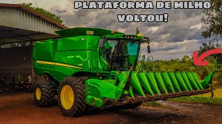 PLATAFORMA DE MILHO DA S760 VOLTOU DA REVISÃO 🌽🔧✅ !!