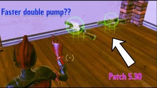 Double pump is faster now!? (Fortnite Mobile)