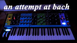 Moog Matriarch Bach Toccata and Fugue in D Minor