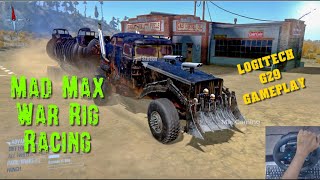 Mad Max War Rig Racing | Realistic offroading Mudrunner | Logitech g29 Gameplay