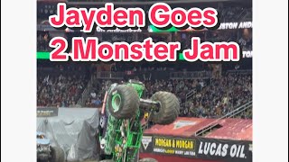 Jayden Goes 2 Monster Jam Prudential Center Newark NJ 🛻🏍️🔊