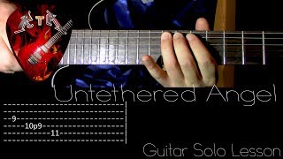 Untethered Angel Guitar Solo Lesson - Dream Theater (with tabs)