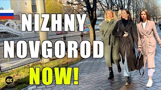 🇷🇺 4KRussia | Nizhny Novgorod  Walking Tour - 4K 60🎧 - Centre City Walk With Ambient Sounds