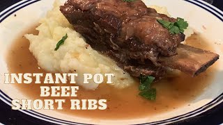 INSTANT POT BEEF SHORT RIBS