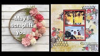 May I Scraplift You?/Scrapbook Process/Happy Day