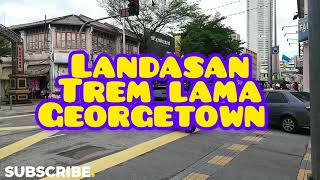 Landasan Trem Lama Di Georgetown Penang. #penang #peninggalanbritish