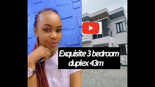 3 BEDROOM DUPLEX PLUS BQ @ ZYLUS COURT, LEKKI EPE EXPRESS WAY BOGIJE LAGOS