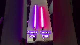 Neopixel Blade Comparison: Duel Star VS TRI-STAR #lightsaber #shorts #short