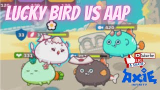 AXIE INFINITY | FEELING LUCKY BIRD vs AAP | AQUA AQUA BIRD vs AQUA AQUA PLANT | 1600 MMR