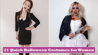 21 Quick Halloween Costumes for Women | Halloween Makeup Look