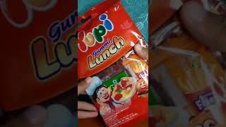 🌈 Yupi Gummi Lunch Permen Kenyal Bentuk Lucu Pasangan Yupi Gummy Breakfast #SHORTS