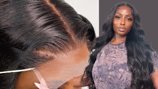 BEGINNER FRIENDLY QUICK 5X5 CLOSURE WIG GLUELESS INSTALL FT CELIE HAIR