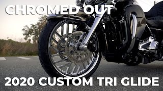 2020 Harley Tri Glide Sick Custom Trike Build Dripping with Chrome and LED Upgrades