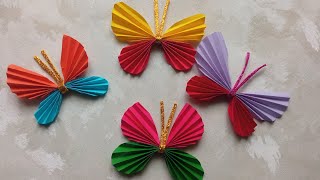 DIY 🦋 Paper butterfly #craft #paper #decoration