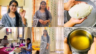 Diwali Gifts bhai dooj celebration with family || 10 मिनट में homemade Ghee