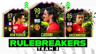 FIFA 21 | RULEBREAKERS TEAM 2 PLAYER PREDICTIONS 😱🔥 FT. CAVANI, BEN YEDDER & MASON GREENWOOD ✅