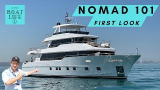 Nomad 101 Explorer Yacht by Gulf Craft - Full Walkthrough with specs in description below