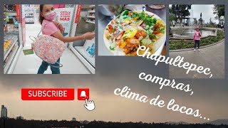 Salida con los abuelos 🥰, compras con clima de locos 🌬️🌦️   #vlog #clima  #chapultepec #tacos