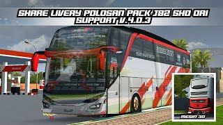 SHARE!!!! LIVERY POLOSAN JB2 PACK 7 VARIAN WARNA VARIAN FULL STIKER DAN NON STIKER