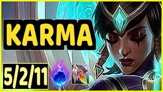 KARMA VS POPPY - 5/2/11 KDA SUPPORT GAMEPLAY